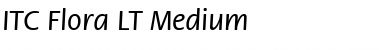 Download Flora LT Medium Italic Font Title Preview