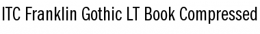 Download ITCFranklinGothic LT BookCp Regular Font Title Preview