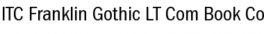 Download ITC Franklin Gothic LT Com Book Condensed Font Title Preview