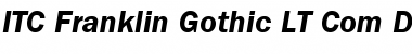 Download ITC Franklin Gothic LT Com Demi Italic Font Title Preview