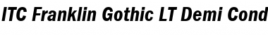 Download ITCFranklinGothic LT BookCn Bold Italic Font Title Preview