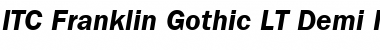 Download ITCFranklinGothic LT Book Bold Italic Font Title Preview