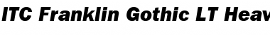 Download ITCFranklinGothic LT Med Bold Italic Font Title Preview