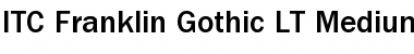 Download ITCFranklinGothic LT Med Regular Font Title Preview