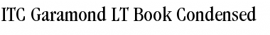 Download Garamond LT BookCondensed Regular Font