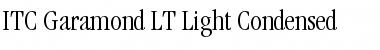 Download Garamond LT LightCondensed Regular Font