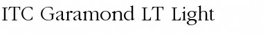 Download Garamond LT Regular Font