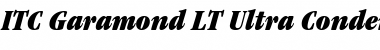 Download Garamond LT UltraCondensed Italic Font
