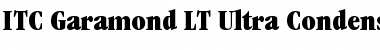 Download Garamond LT UltraCondensed Regular Font