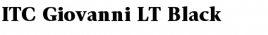Download Giovanni LT Black Regular Font Title Preview