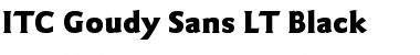 Download GoudySans LT Black Regular Font Title Preview