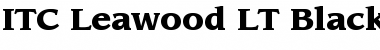 Download Leawood LT Black Regular Font Title Preview