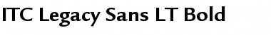Download ITCLegacySans LT Book Bold Font Title Preview