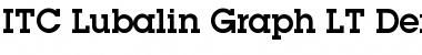Download LubalinGraph LT Bold Font Title Preview