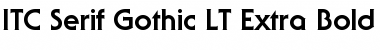 Download SerifGothic LT Light Bold Font