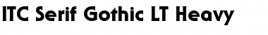 Download SerifGothic LT Heavy Regular Font