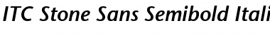 Download StoneSansSemibold Font