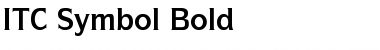 Download ITCSymbol Book Bold Font Title Preview