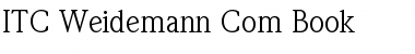 Download ITC Weidemann Com Book Font Title Preview
