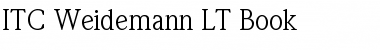 Download Weidemann LT Book Regular Font Title Preview