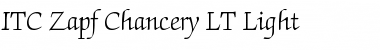 Download ZapfChancery LT Light Regular Font