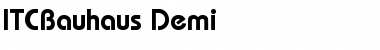 Download ITCBauhaus-Demi Demi Font Title Preview