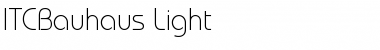 Download ITCBauhaus-Light Light Font Title Preview