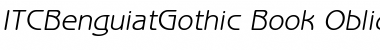 Download ITCBenguiatGothic-Book BookItalic Font Title Preview