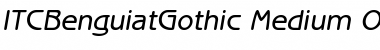 Download ITCBenguiatGothic-Medium MediumItalic Font Title Preview