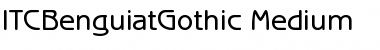 Download ITCBenguiatGothic-Medium Medium Font Title Preview