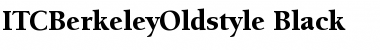 Download ITCBerkeleyOldstyle-Black Black Font Title Preview