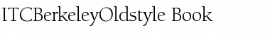 Download ITCBerkeleyOldstyle-Book Book Font Title Preview