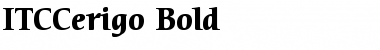 Download ITCCerigo Bold Font Title Preview