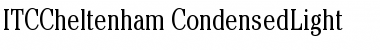 Download ITCCheltenham-CondensedLight Light Font Title Preview