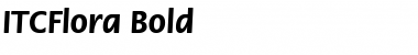 Download ITCFlora BoldItalic Font Title Preview