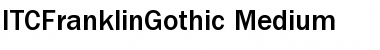 Download ITCFranklinGothic-Medium Medium Font Title Preview