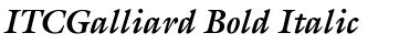 Download ITCGalliard BoldItalic Font Title Preview