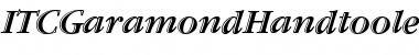 Download ITCGaramondHandtooled BoldItalic Font Title Preview