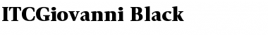 Download ITCGiovanni-Black Black Font Title Preview