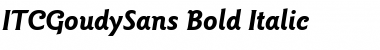 Download ITCGoudySans BoldItalic Font Title Preview
