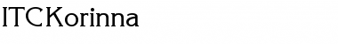 Download ITCKorinna Roman Font Title Preview