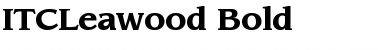 Download ITCLeawood Bold Font Title Preview