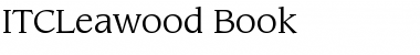Download ITCLeawood-Book Book Font Title Preview