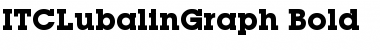 Download ITCLubalinGraph Bold Font Title Preview