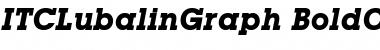 Download ITCLubalinGraph BoldItalic Font Title Preview