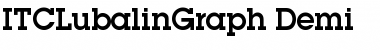 Download ITCLubalinGraph-Demi Demi Font Title Preview
