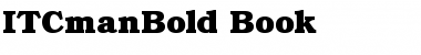 Download ITCmanBold-Book Book Font Title Preview