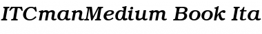 Download ITCmanMedium-Book BookItalic Font Title Preview