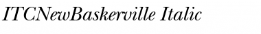 Download ITCNewBaskerville RomanItalic Font Title Preview
