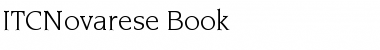 Download ITCNovarese-Book Book Font Title Preview